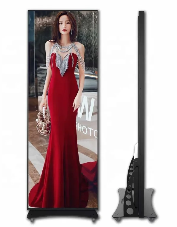 HD P2.5 indoor full color advertising led poster display