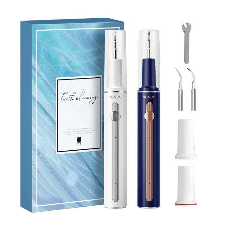 8 LED Lights Ultrasonic Teeth Cleaner Calculus Tartar Removal Equipment Electric Sonic Dental Scalers