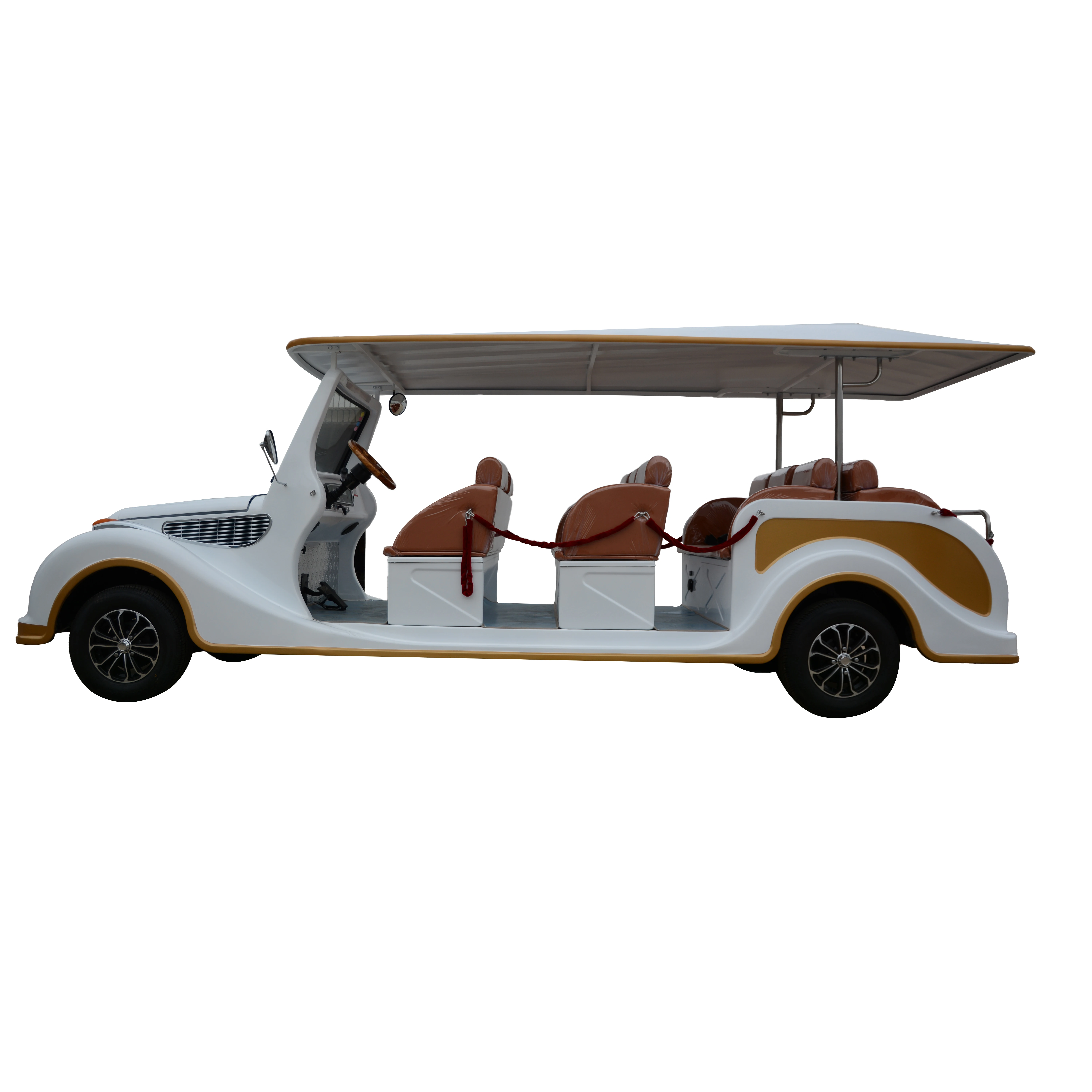 Заводская распродажа 4 колеса сиденье Электрический туристический небольшой автобус экскурсионный