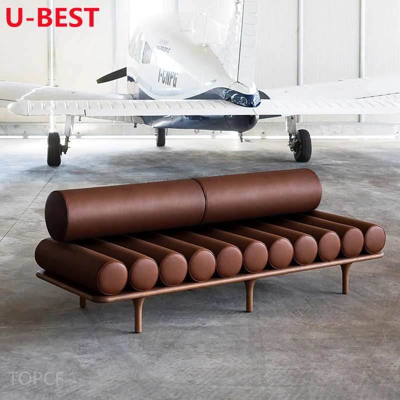 U-Best   Italian Designer Long Bench Bed End Stool Luxury Sofa Couch Canape Divano Kanepe Muebles Furniture Living Room