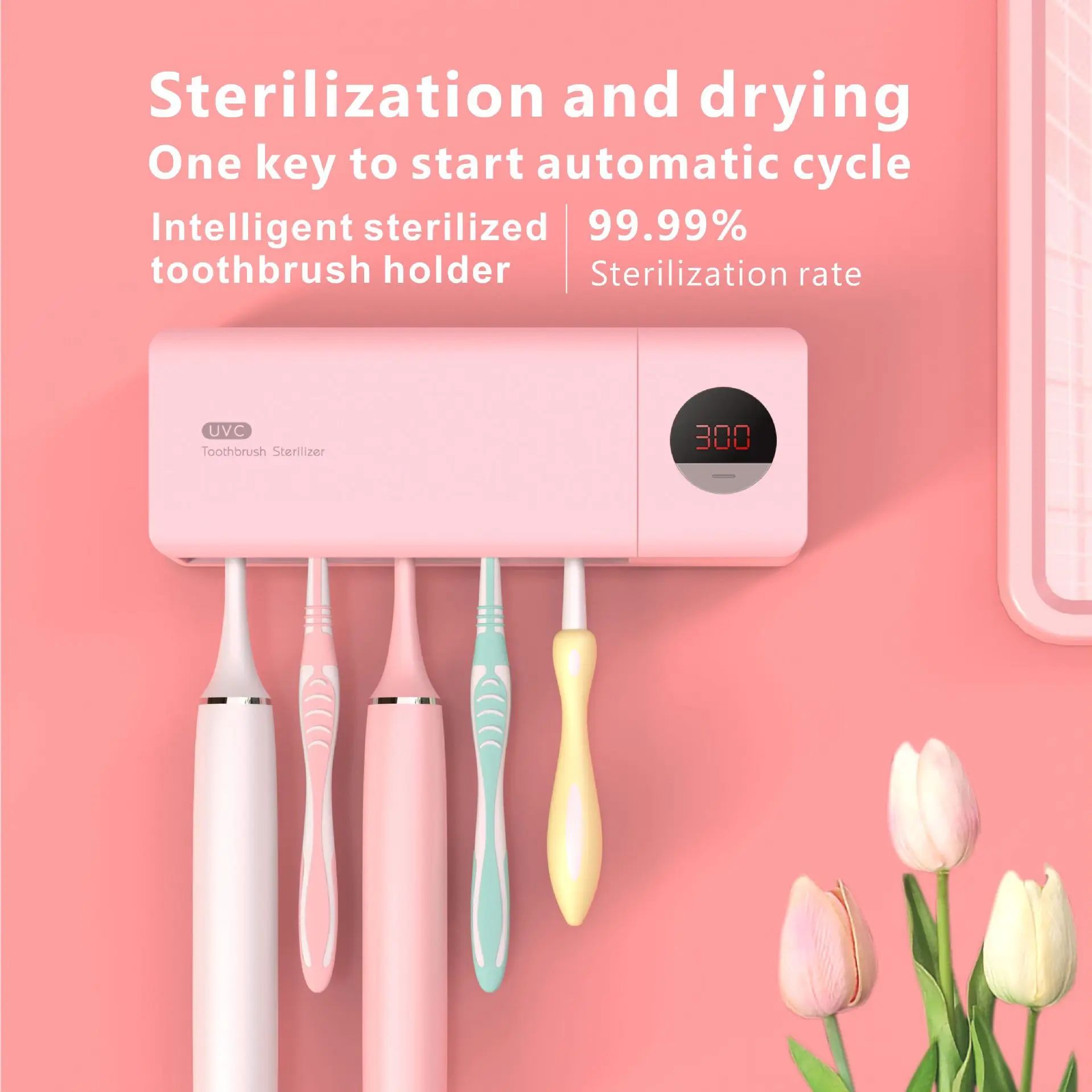 New Sterilizer Box Rechargeable bathroom toothbrush disinfection frame professional toothbrush sterilizer Bathroom Sets