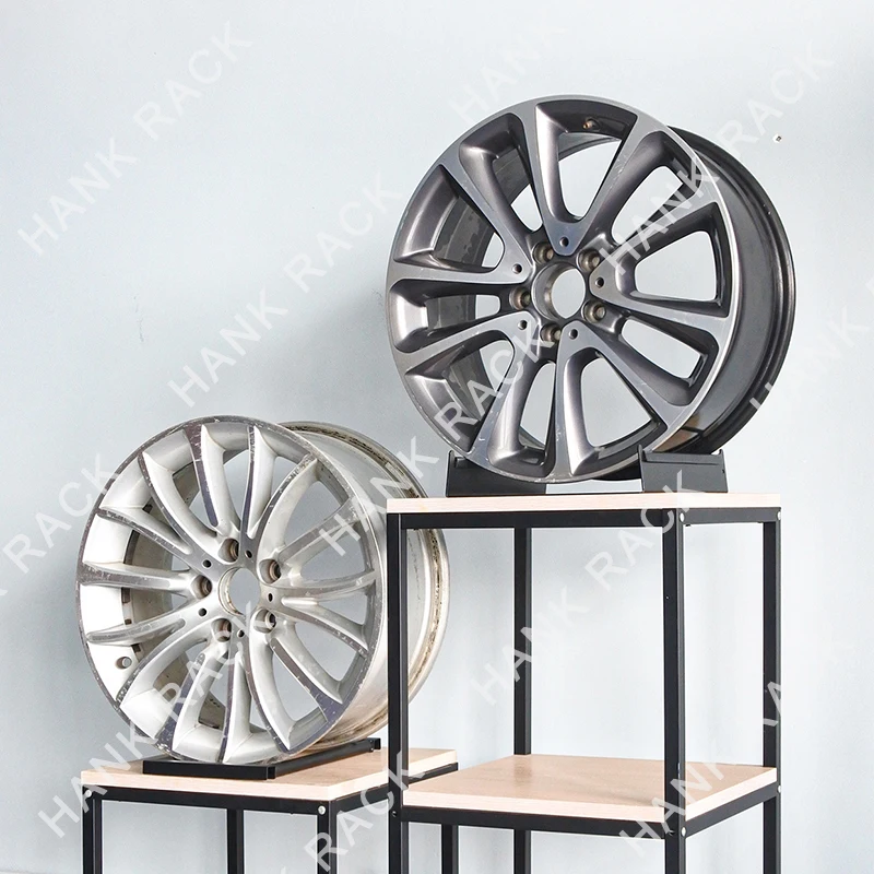 Wheel Display Holder Base Table Top Car Rim Display Base