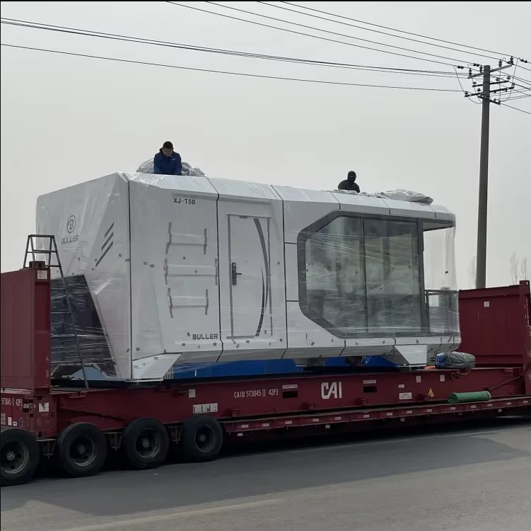 Waterproof Steel Eco-Friendly Prefab Houses Modern Design Green Office Container Solar Powered Hotels Workshops Prefab Housing