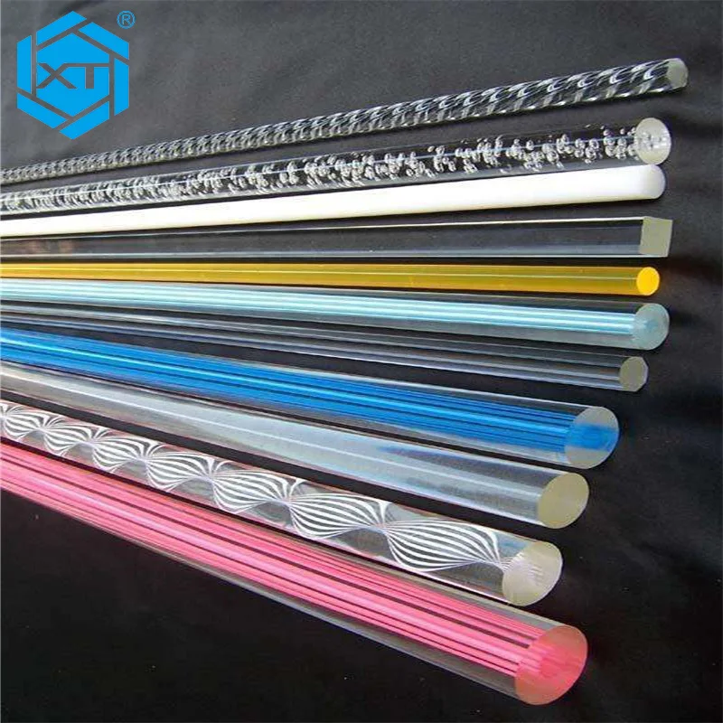 XinTao Transparent Pmma Rods Custom Size Cast Clear Acrylic Sheet Tubes