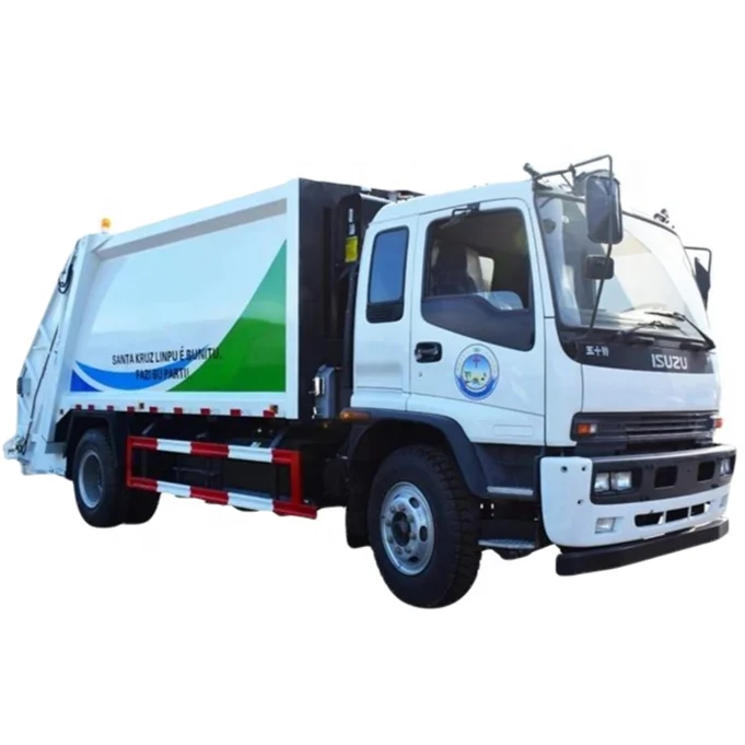 Japan Brand Isuzu Ftr 12cbm Urban Garbage Compactor Truck 12 tons trash vehicle price
