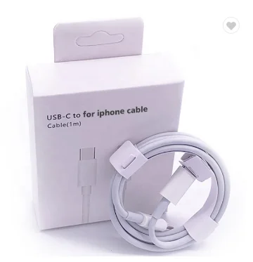 
Original linnghting charger cable 18W/20W charging cord for apple iphone 7/8/x/11/12 pro max Type-c power adapter 