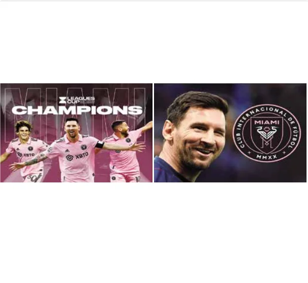 Newest design football player  3D lenticular poster sport  star 3D wall picture of Messi Ronaldo