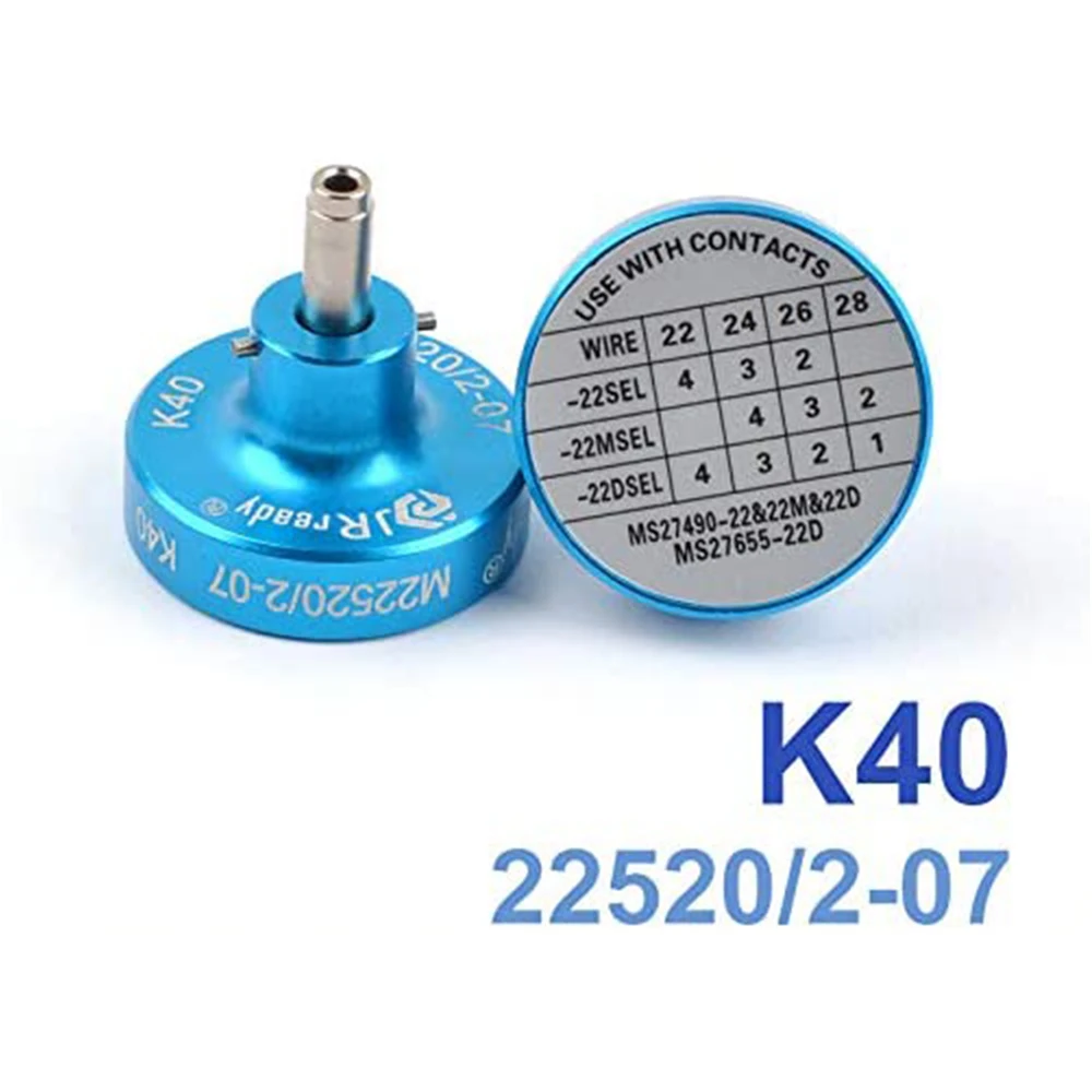 JRready K40 Positioner Fix Wiring Harness Position For M22520/2-07 Work With AFM8 M22520/2-01 MIL-38999 M39029/56-350 Contact