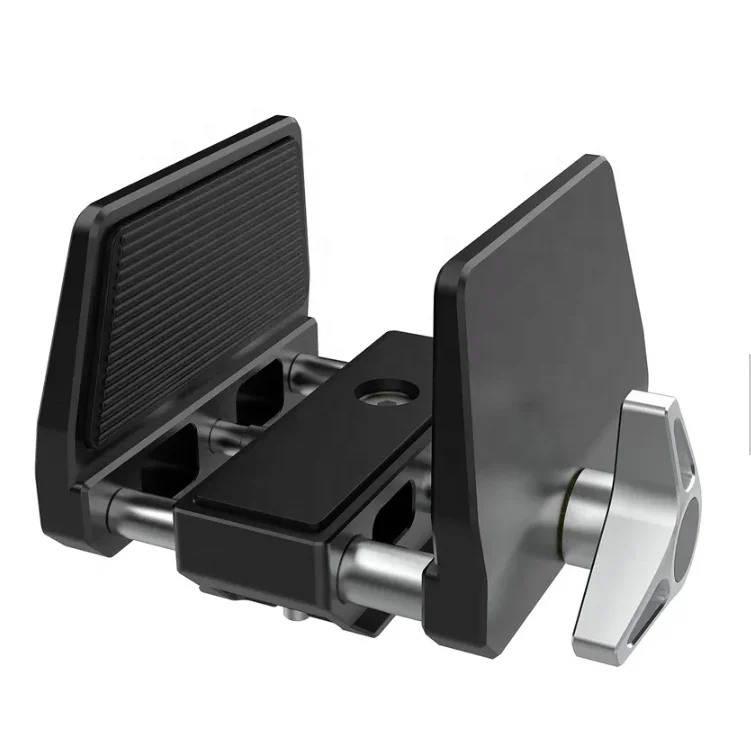 Shooting Rest Universal Clamp Aluminum Tripod Mount Hunting Tripod Mount Shooting Tripod Rest Adapter Clamp Saddle