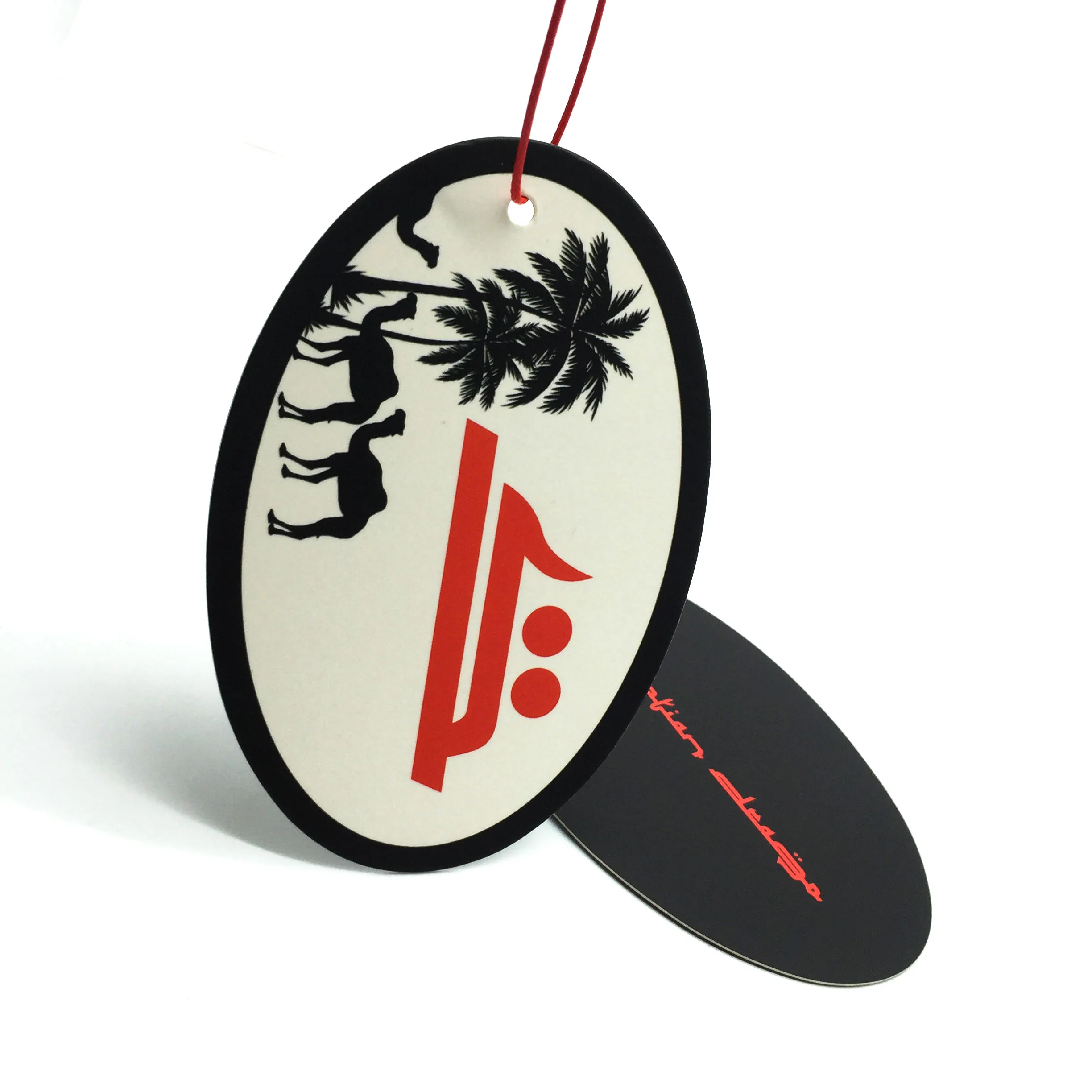 Custom 700gsm Clothing Swing Tag Brand Logo Clothes Label Hang Tag with Safe Pin for T Shirt