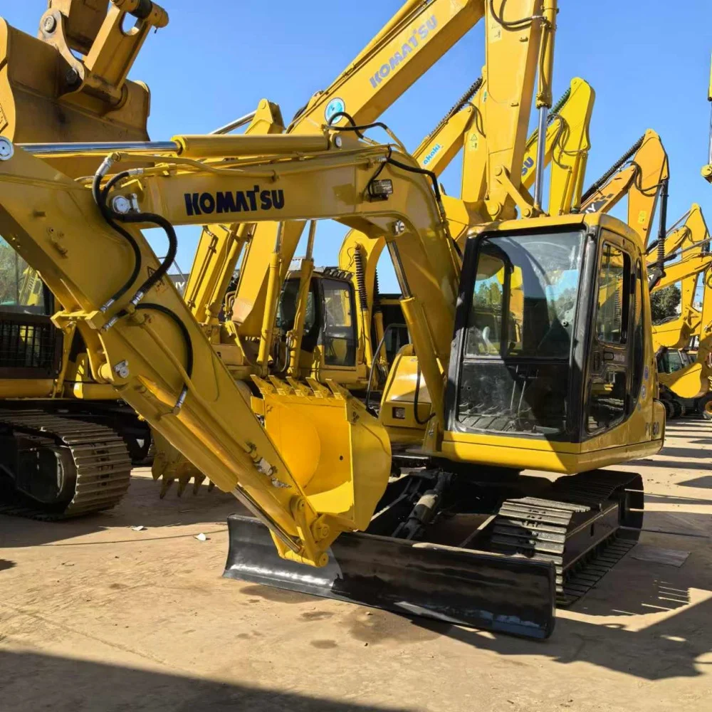 6ton Japan famous brand excavator Komatsu PC60-7 PC60-8 komatsu excavator monitor mini digger small excavator PC60