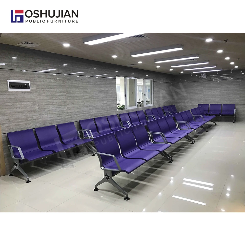 Airport Terminal Train station 2 3 4 5 seater link pu airport waiting room office reception waiting bench chairs