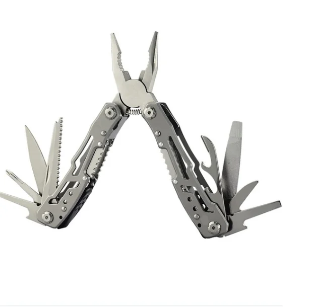 2024 Dropshipping Pocket Stainless Steel Multitool Combination Pliers Hand Tool Knife Screwdriver for Camping Hunting