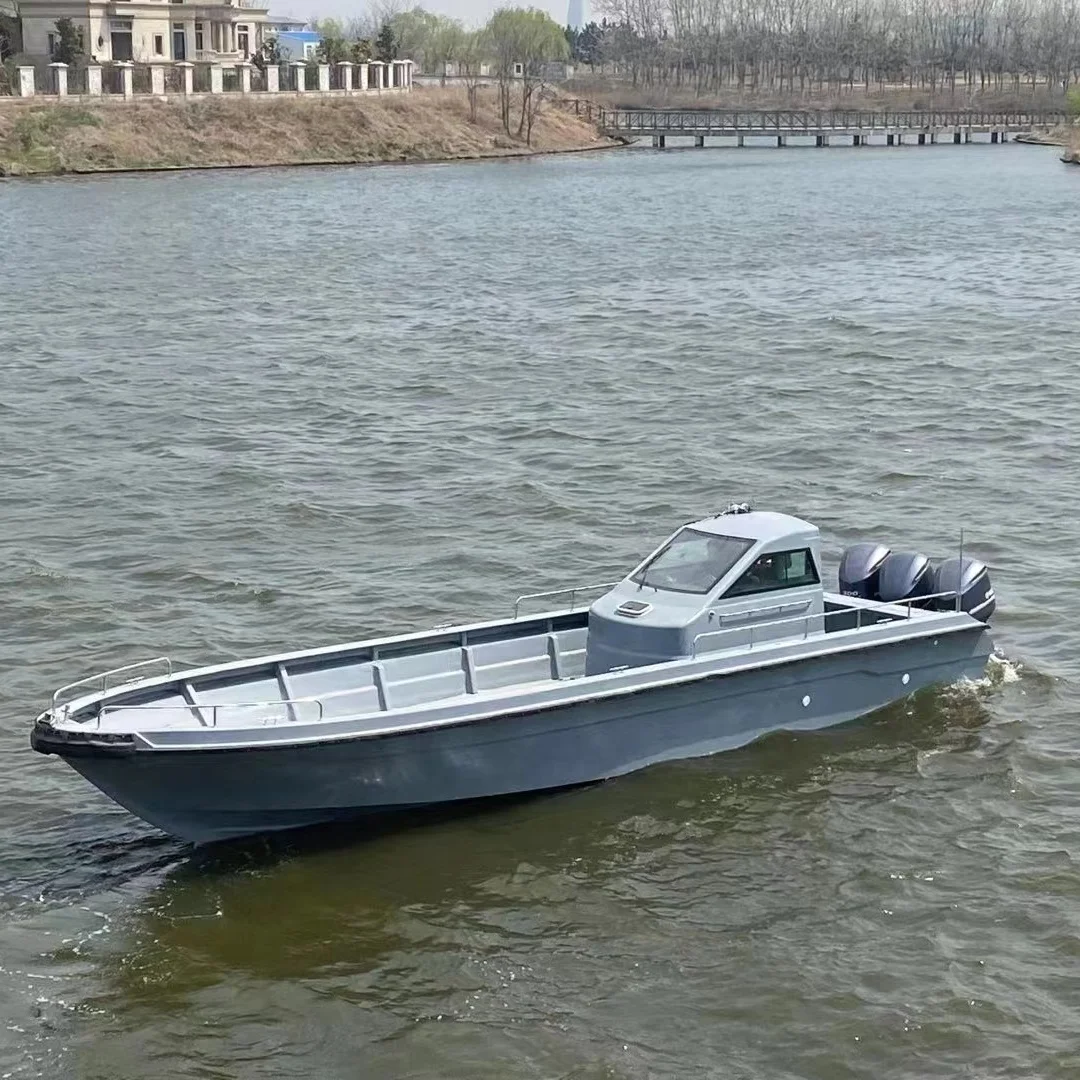 Boat Manufacturer 12m 40ft  Commercial Outboard Engine  Fishing Panga Boat Working Boat