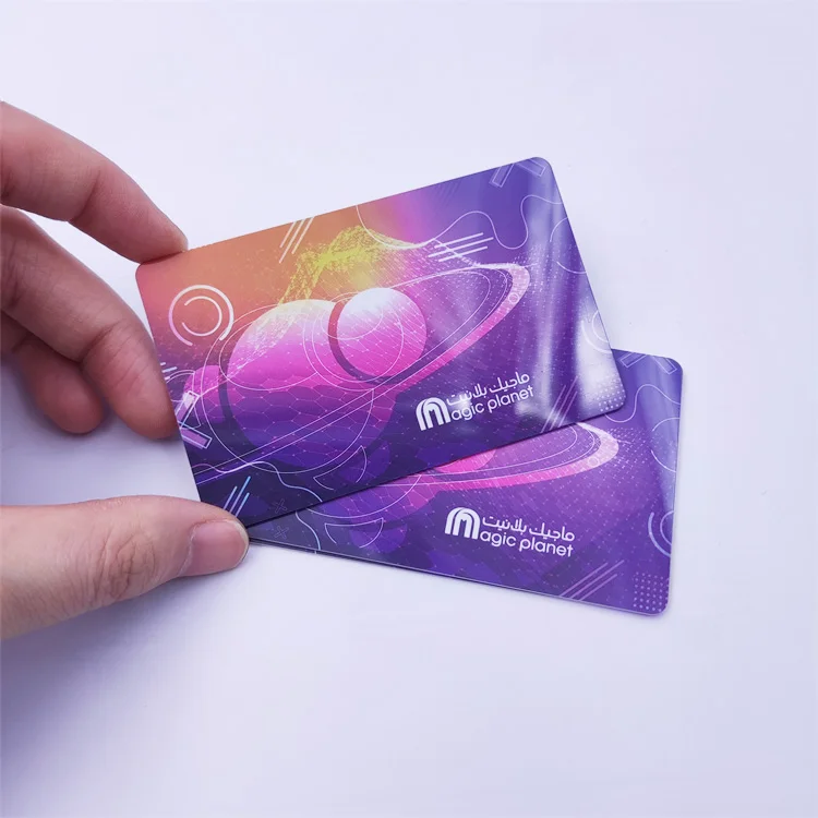Custom magnetic stripe card glossy PVC plastic Membership Gift card printing