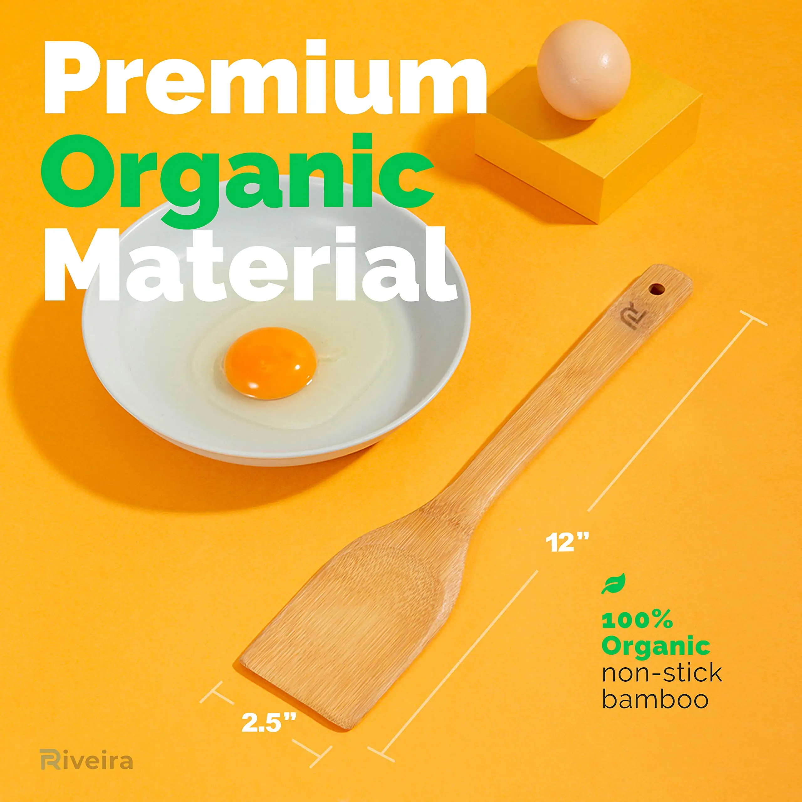 Kitchen Gadgets 6-Piece Bamboo Cooking Utensils Wooden Kitchenware Non Stick Bamboo  Wooden Spatula Spoons Set for Cooking