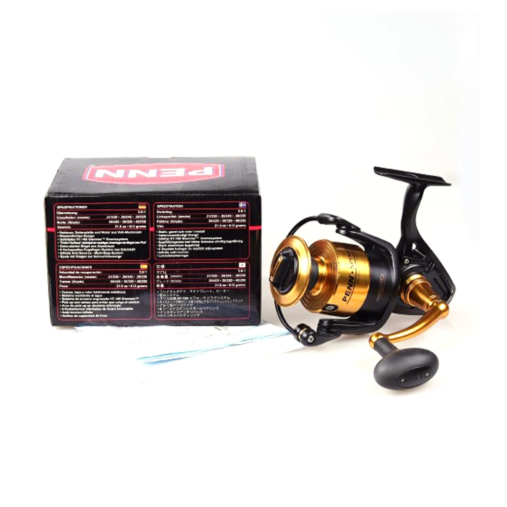 100% оригинальная спиннинговая катушка PENN SPINFISHER V SSV для морской рыбалки