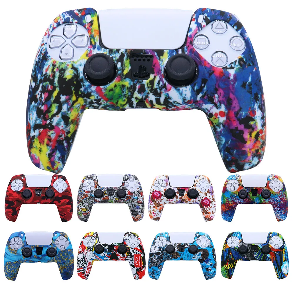 Мягкий силиконовый защитный чехол для геймпада PS4/PS5 /Xbox one S /Series X /Switch