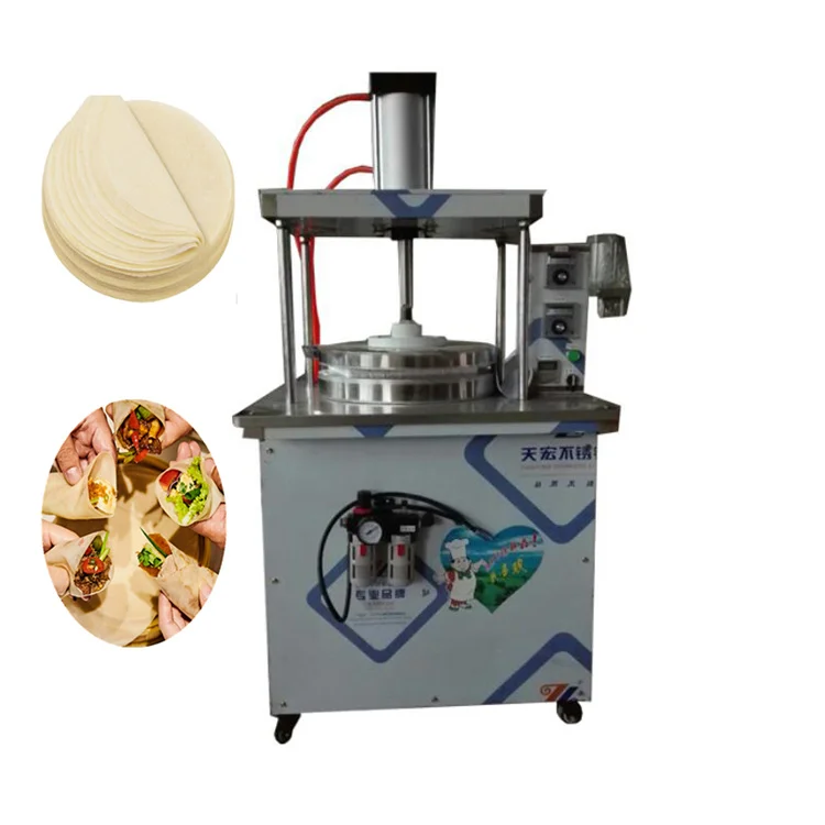 One Year Warranty Shanghai Round Crepe Production Line Roti Chapati Fully Automatic Pancake Machine