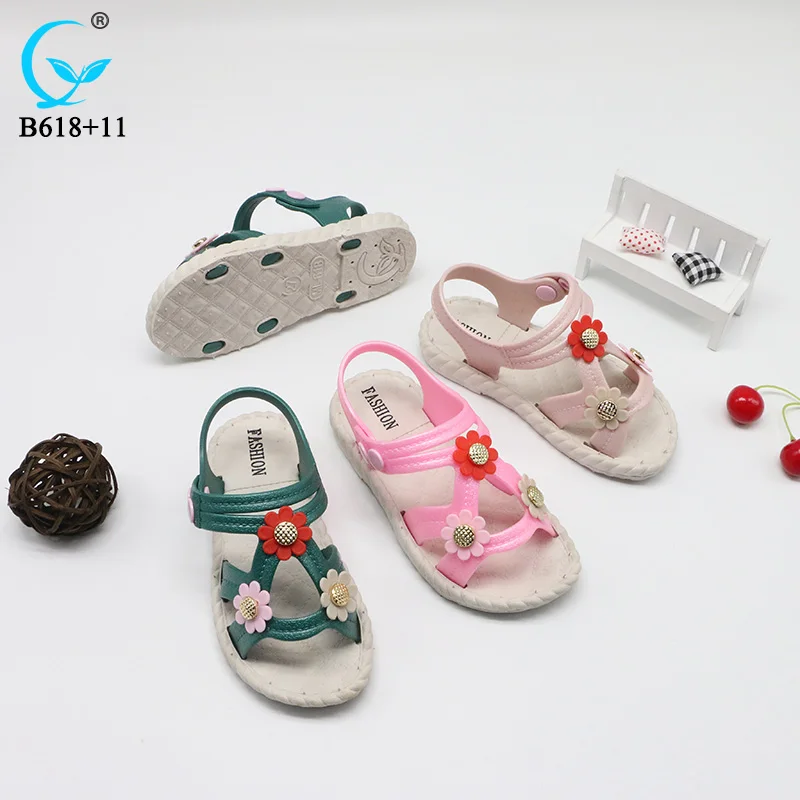 Wholesale cute comfort rubber pvc children shoes slippers kids chappals boy girls Sandals