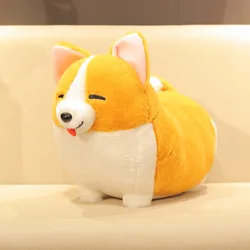 Cute Fancy Pet Corgi Toy Plush Peach Heart Ass Welsh Corgi Pembroke Dog Animal Pillow Stuffed Doll Toys