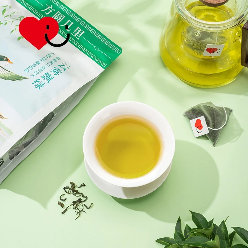 Chinese tea factory custom package drink Artificial tea planting Natural picking Green tea