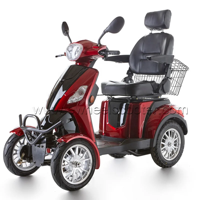 
Cheap four-wheel electric scooter 60V with front shock absorbers for adult disabled 