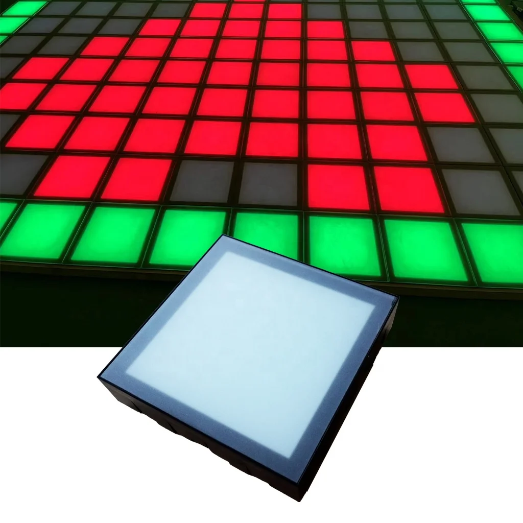 best price 30x30cm factory interactive active activate game led floor