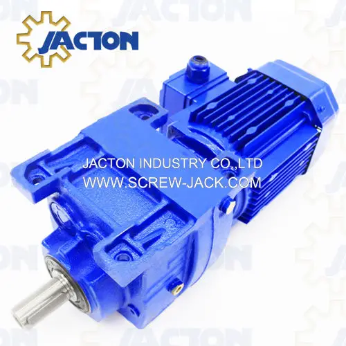 R57 RF57 Rigid Tooth Flank Helical Speed Gearbox Gear Reducer with 220V 380V 400V 415V 440V 480V AC 3-Phase Electric Motor