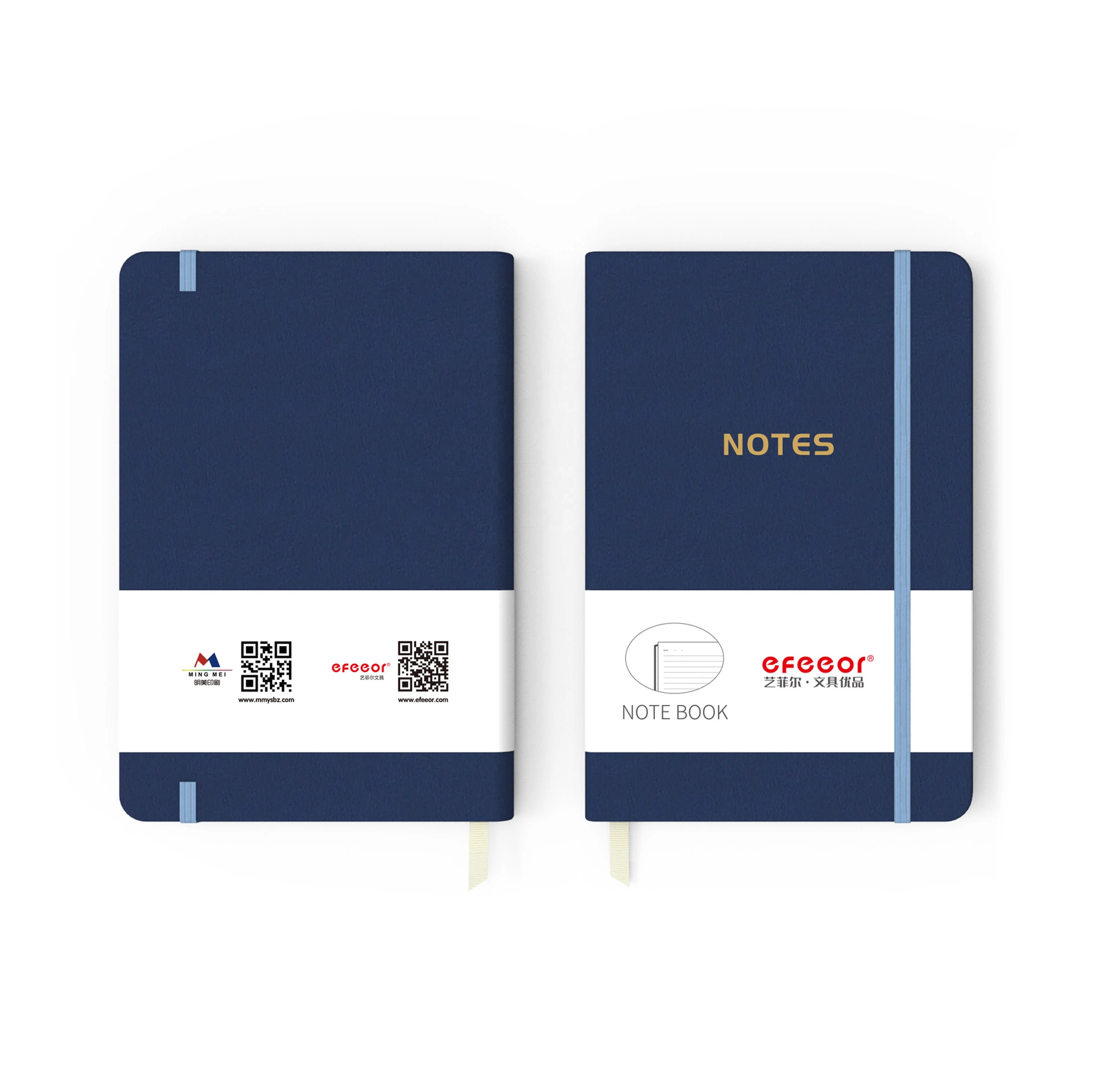 Gold Foil Hardcover Paper Notebook a5 Journal Dotted / Lined /Grid pages