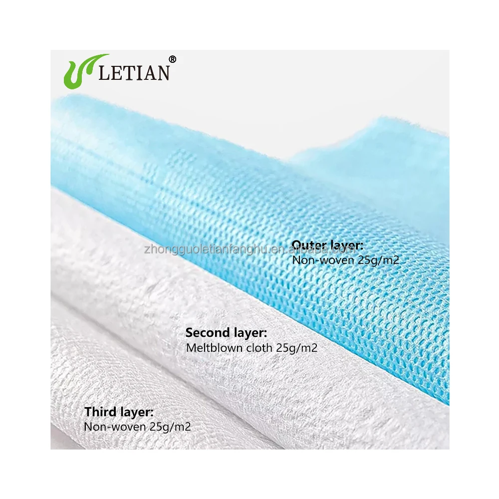 Letian Type IIR Protective mascarilla n95 3ply Disposable  facemask Medical surgical masks medical  masks