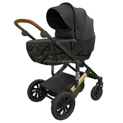 Manufacturer wholesale cheap price foldable compact pram combos detachable double twin baby stroller