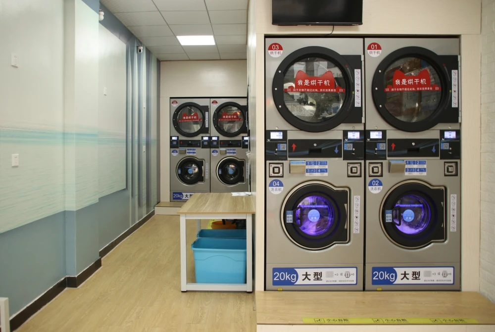 Commercial Foldable Cloth Washing Machine And Drying Machine With UV Disinfection