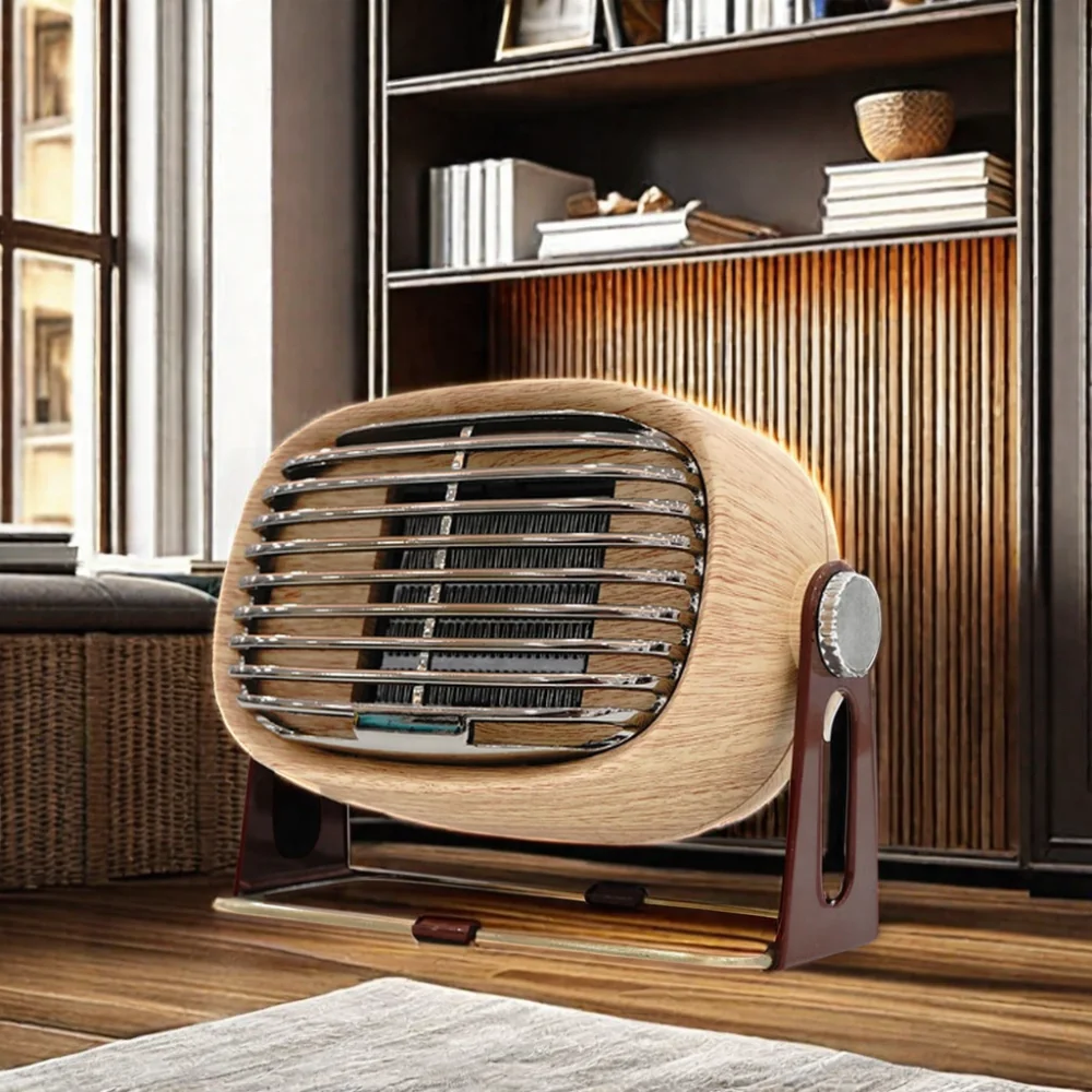 Factory Price Electric Mini Desk PTC Ceramic Fan Heater Easy Home Use for Bedroom or Living Room Portable & Freestanding