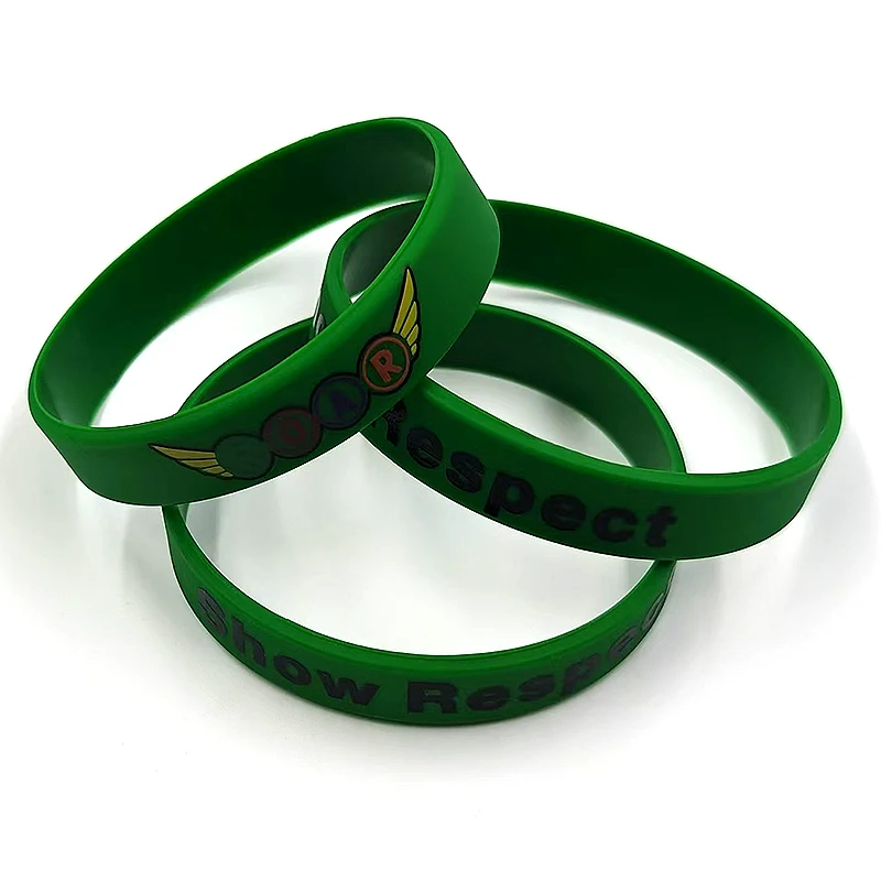 Wholesale Printing Rubber Bracelet Bands Custom Silicon Wristband For Personalized Gifts Bracelet
