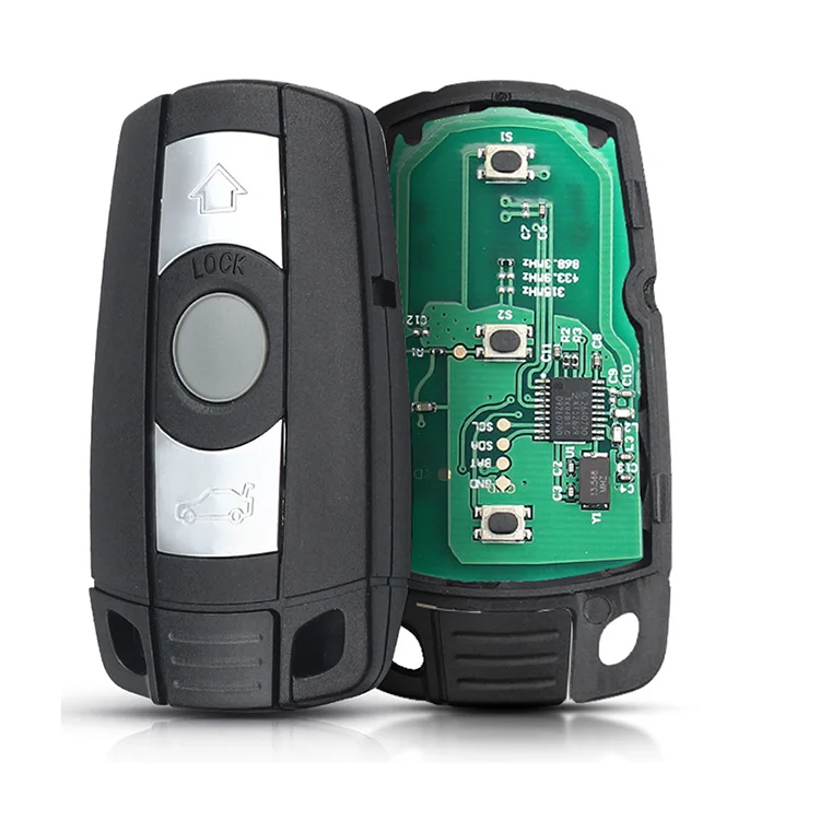 Car Remote Smart Key 315Mhz / 868MHz For BMW 1/3/5/7 Series CAS3 X5 X6 Z4 Car Keyless Control PCF7945 Transmitter Chip