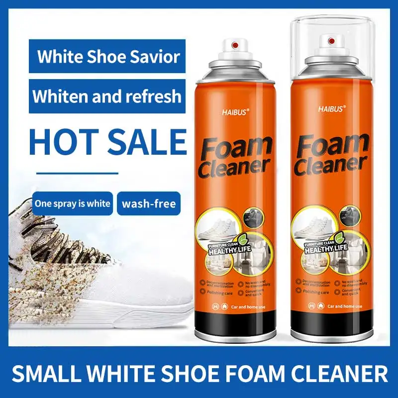 Hot Selling Waterless Wash Stain Removal Whitening Renewal Foam Shoe Cleaner