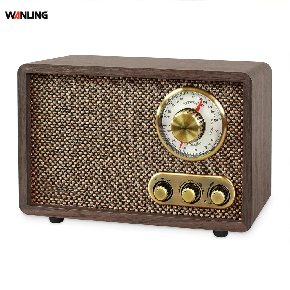 Retro FM Radio Vintage Radio with Speaker