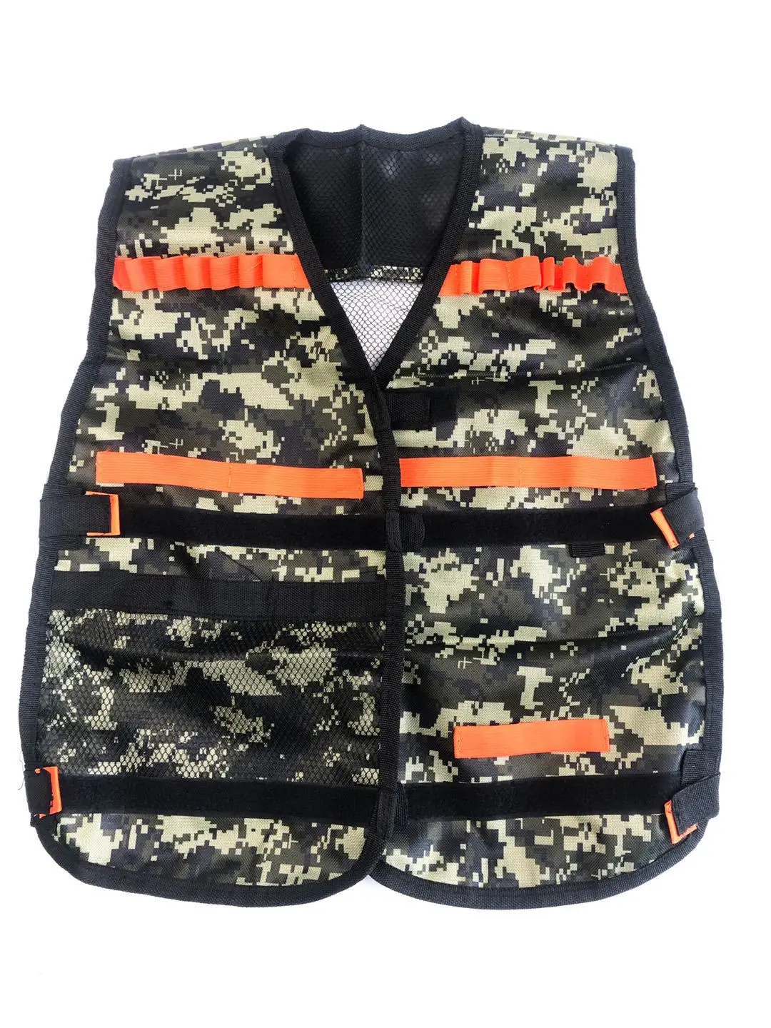 2021 Pink Adjustable Elite Kids Tactical Vest Kit for Nerf Gun Series Equipped Soft Bullet Toy Gun Game Vest for Kids Girls Boys