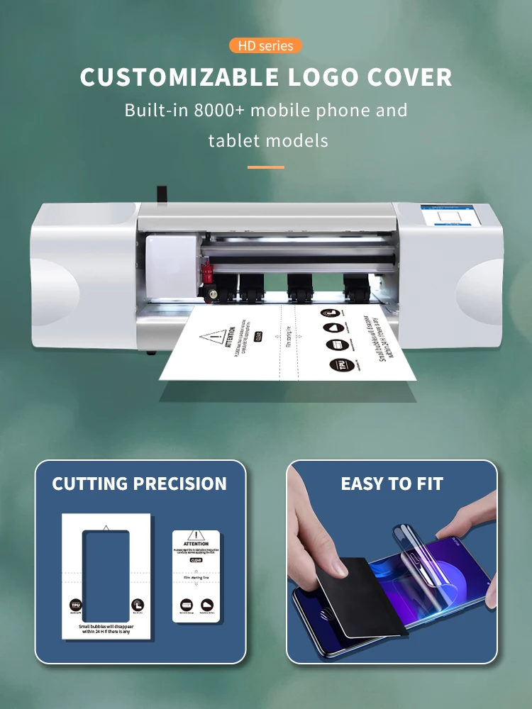 Высококачественная прозрачная Гидрогелевая пленка для мобильного телефона с защитой от отпечатков пальцев, Защитная пленка для экрана телефона для режущей машины, гидрогель