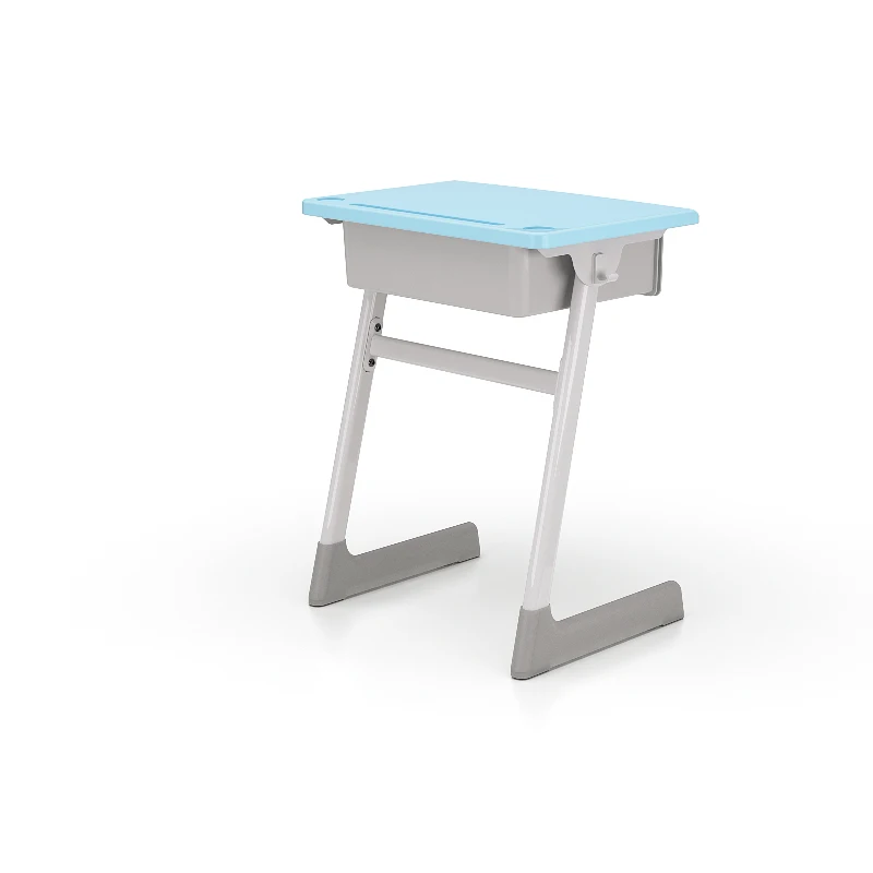 High Quality University Study School Desk and Chair Set Classroom Students School Chairs and Tables Metal Modern