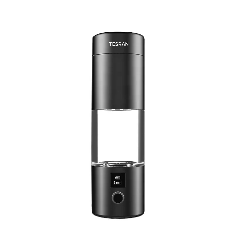 Portable Mental 0ne year warranty 5000ppb PEM Digital Hydrogen Rich Water Bottle water hydrogen generator