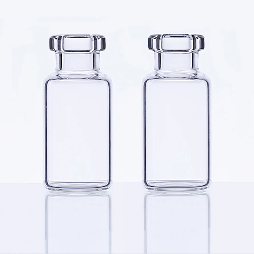2ml ISO glass tubular injection bottle vial made of borosilicate glass tubing with different color