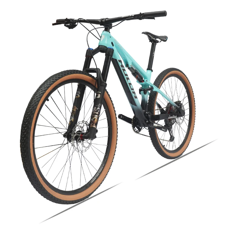 Full Suspension Carbon Fiber Frame Mountain Bike 12 Speed 29 inch SHIMANO M7100 Disc Brake Carbon Soft tail mountain bike