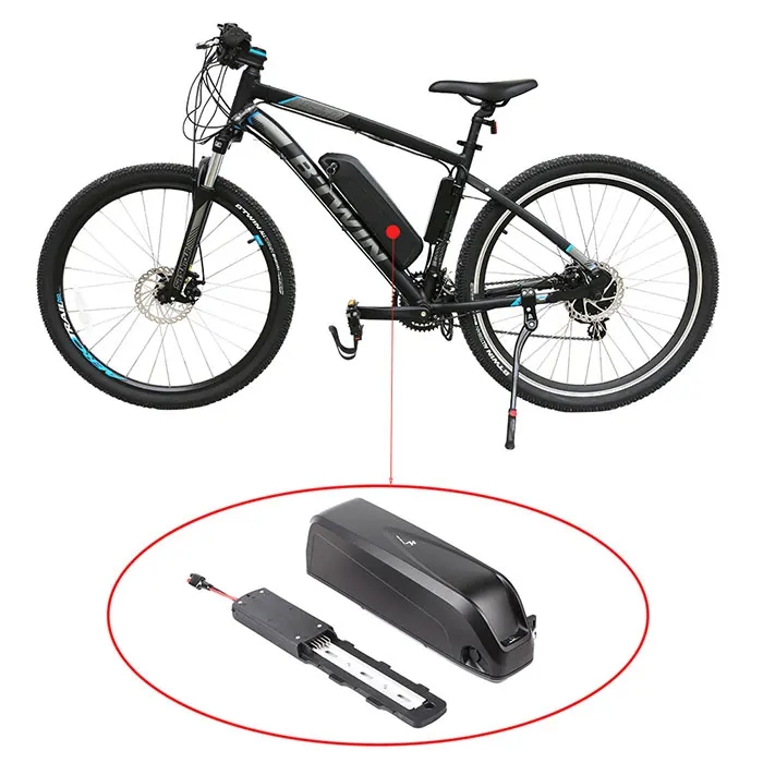 50W 350W 500W 750W 1000W Lithium E bike Battery with Safety Lock