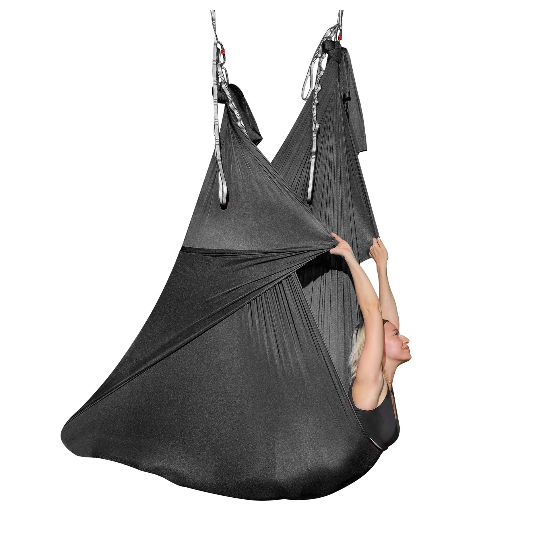 Набор качелей для занятий йогой-антигравитационный воздушный шелк-Летающий Слинг для йоги инверсионное оборудование антигравитационный гамак для йоги