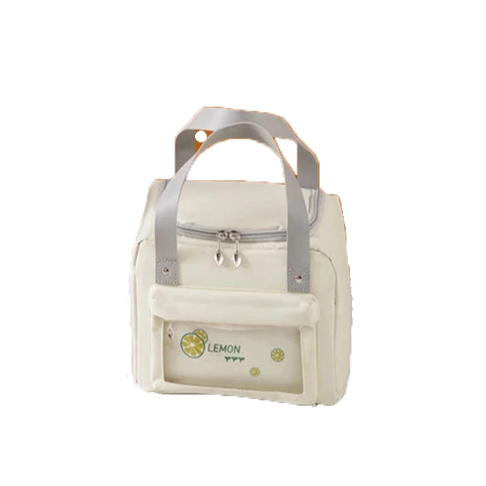 
Unisex Lunch Bag Insulated Lunch Box Large Drinks Cooler Holder Durable Nylon Thermal Snacks Organizer for Adults Work Picnic 