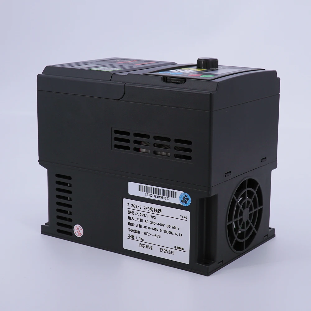 High Quality Single Phase To Three Phase Built-in Low Frequency   0.75/1.5/2.2/3KW Dc Frequency Inverter