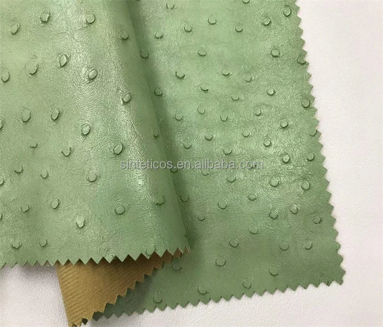 #5A2491, Ostrich Skin Grain For Handbag Shoes, Cotton Backing (PU Sinteticos, Cuero Sinteticos Para Bolsos)