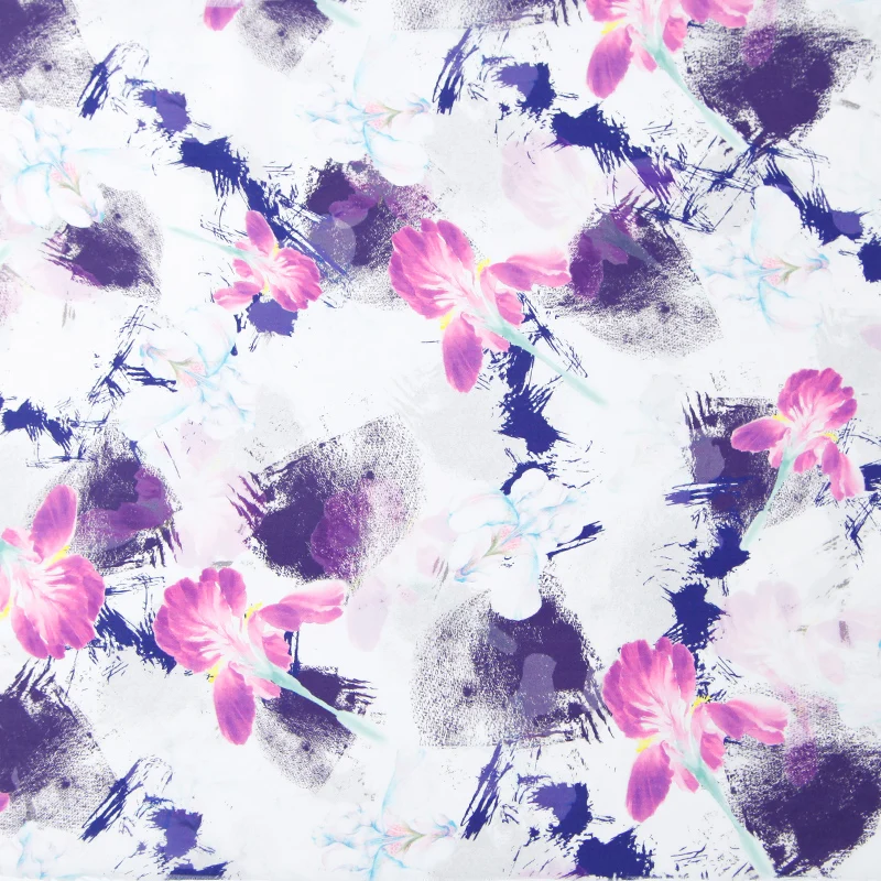 2024 Most Fashionable New Design Beautiful Rayon Woven Digital Print Voscose Fabric for Women Dress